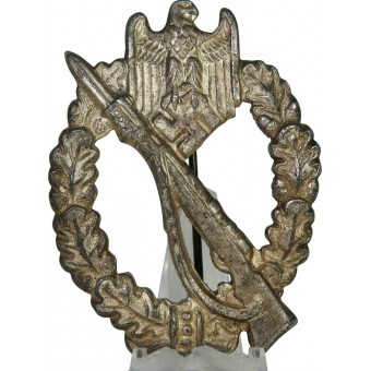 Infantry Assault Badge, IAB, marked R.S. - Rudolf Souval. Espenlaub militaria